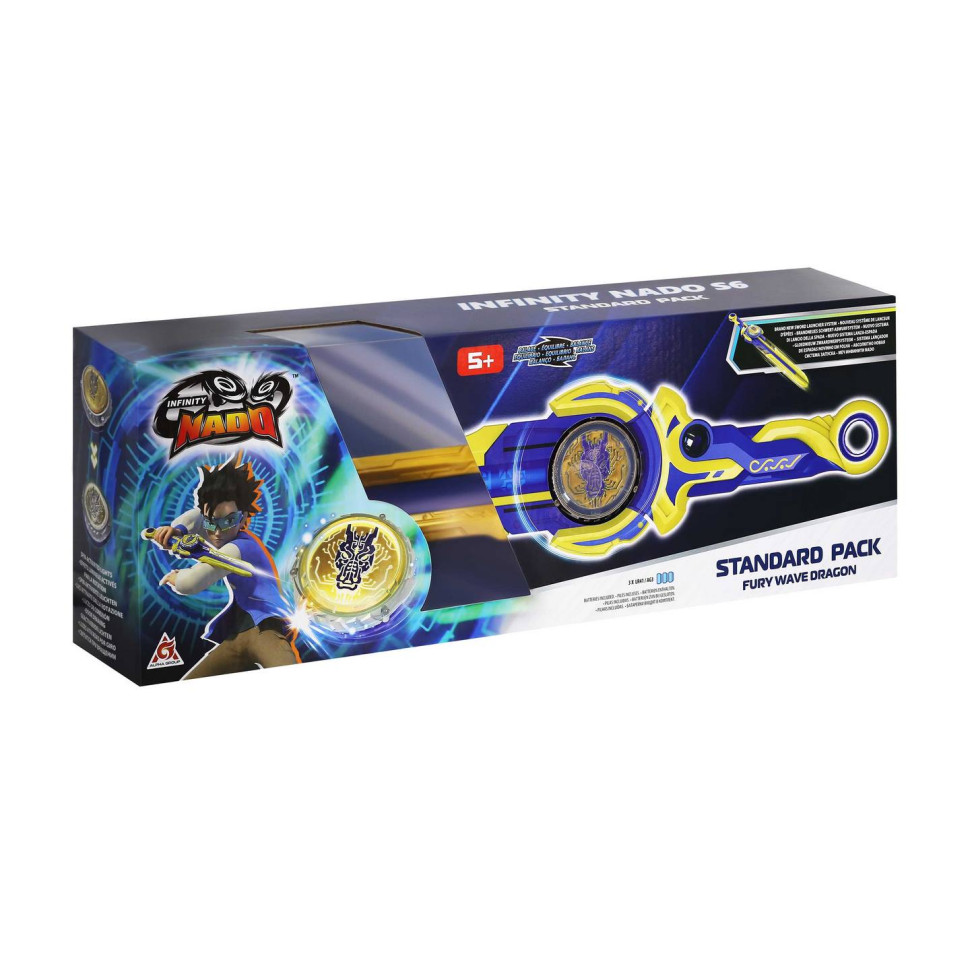 Волчок Infinity Nado EU654121 VI серия Standard Pack Fury Wave Dragon Яростный Дракон