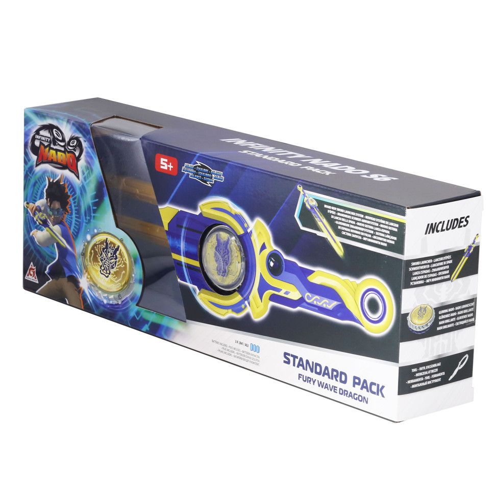 Волчок Infinity Nado EU654121 VI серия Standard Pack Fury Wave Dragon Яростный Дракон