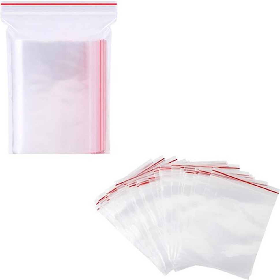 Пакеты с замком Zip-Lock Bambi ZL-12_17 размер 12х17 см 100 штук