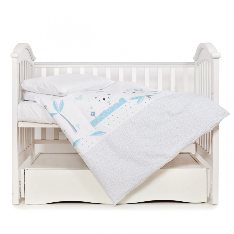 Змінна дитяча постільна білизна Koala mint Twins 3090-E-024, 3 елементи