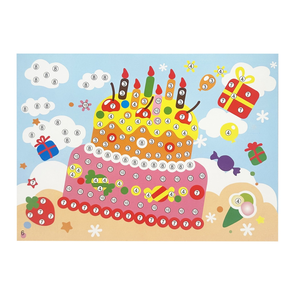 Дитяча мозаїка за номерами 