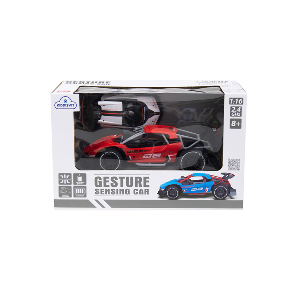 Автомобиль GESTURE SENSING Sulong Toys SL-285RHR на р/у и на сенсорном управлении – DIZZY