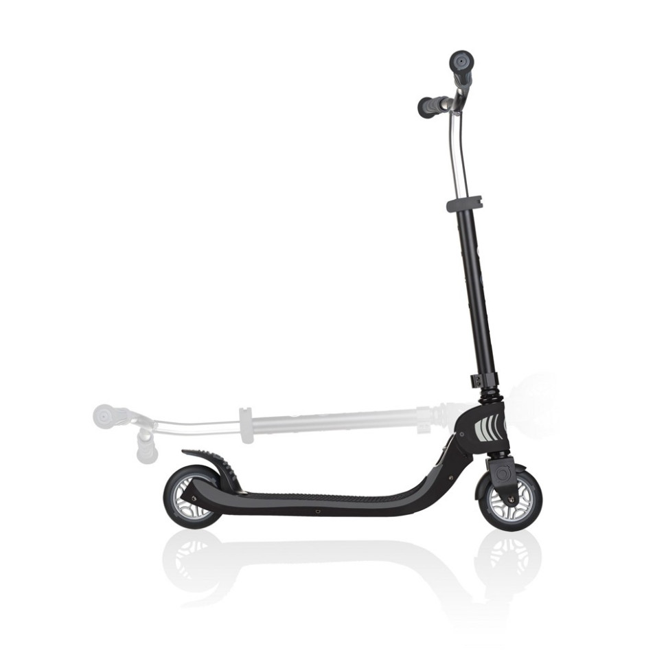 Самокат серии FLOW FOLDABLE 125 GLOBBER 473-120 черно-серый, до 100 кг 2 колеса