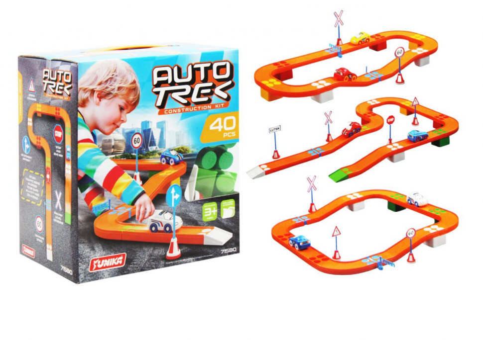 Конструктор детский AUTOTREK ЮНИКА 71580, 40 деталей