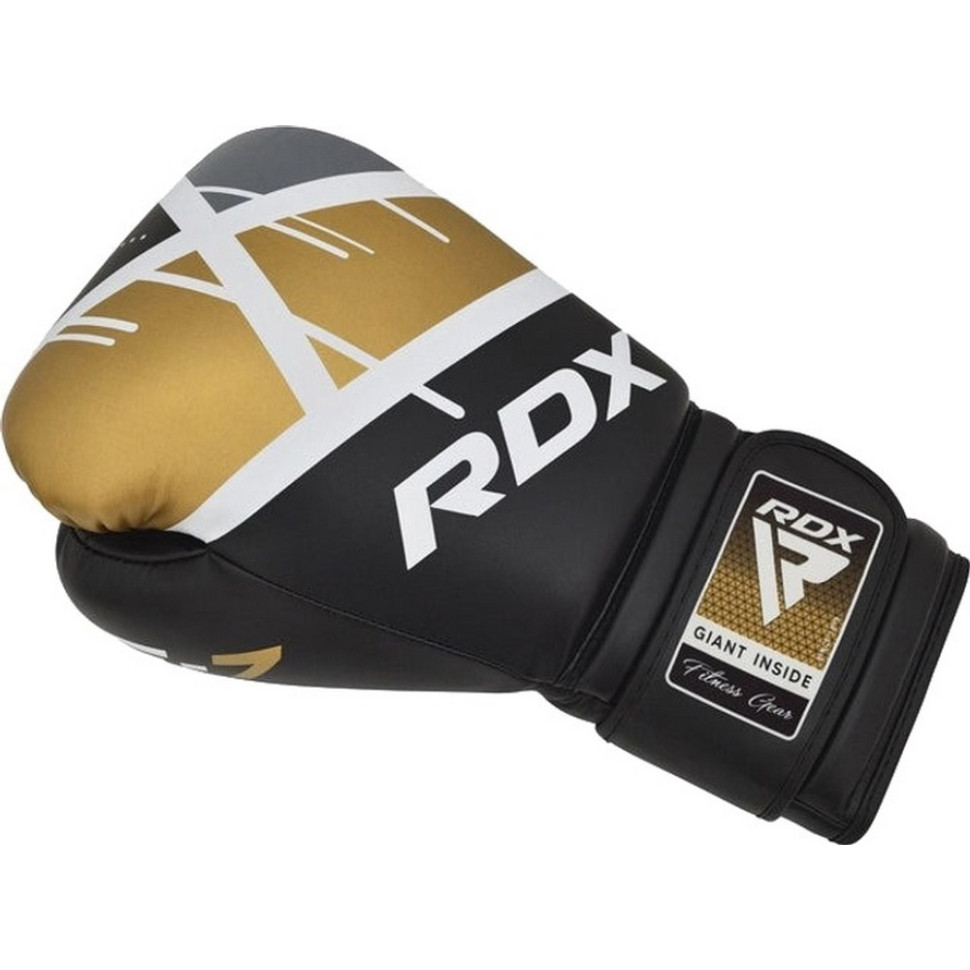 Боксерские перчатки F7 Ego RDX Inc Limited BGR-F7BGL-16oz, Black Golden 16 унций