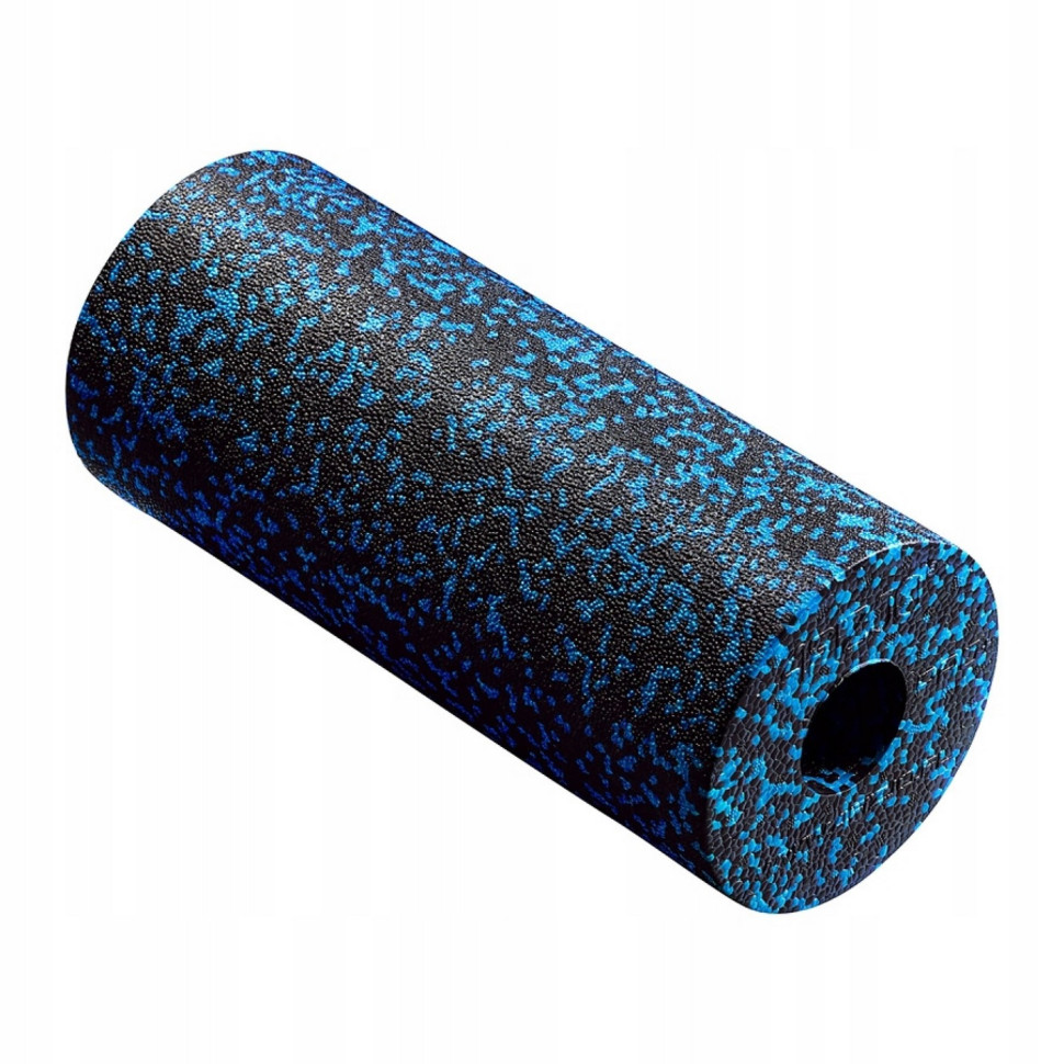 Массажный ролик EPP PRO+ 4FIZJO 4FJ1417, 33 x 14 см, гладкий, Black/Blue