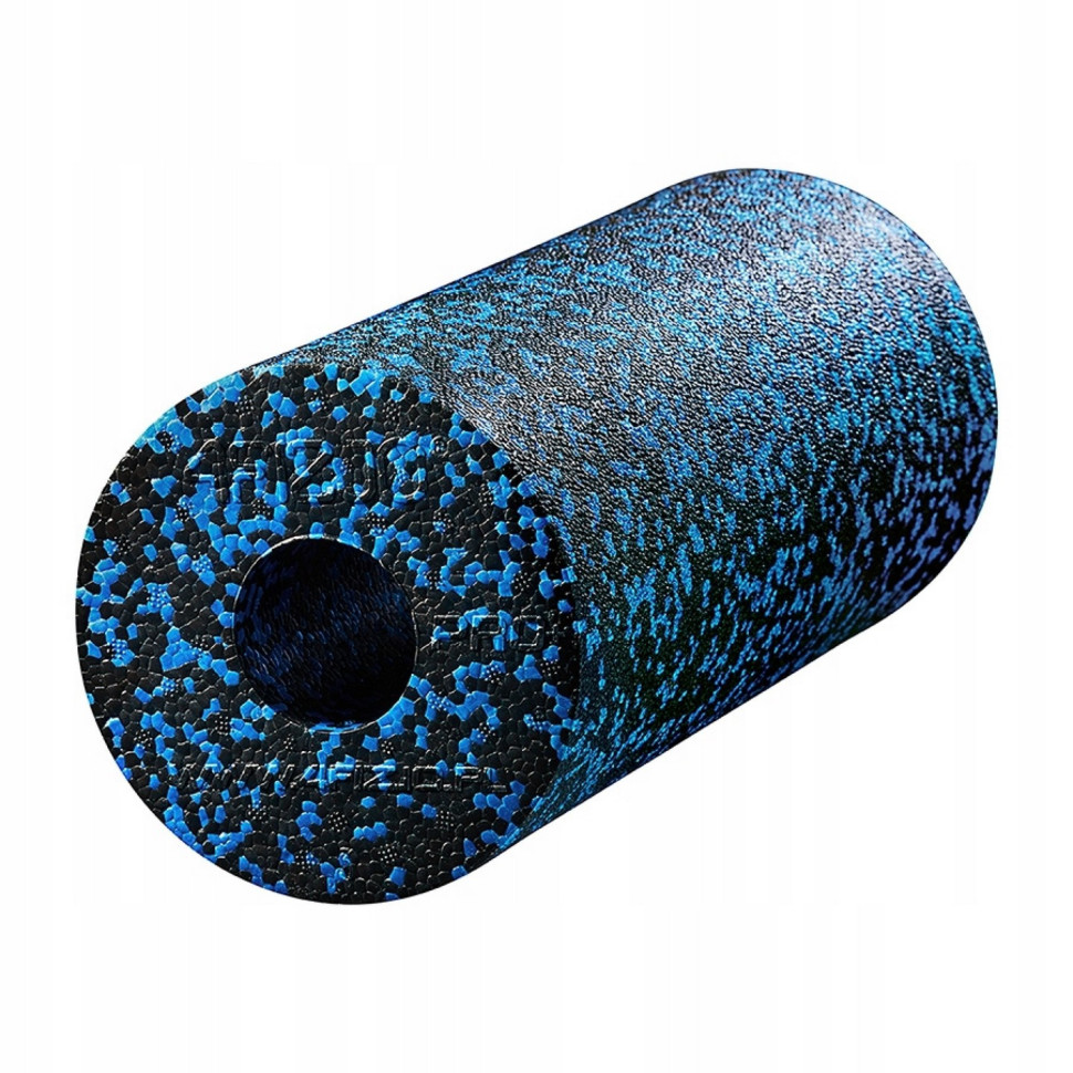 Массажный ролик EPP PRO+ 4FIZJO 4FJ1417, 33 x 14 см, гладкий, Black/Blue