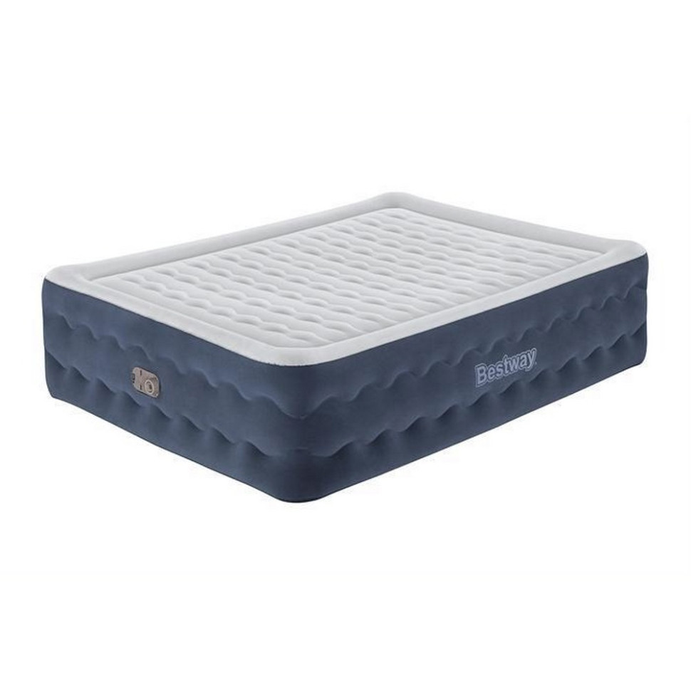 Надувне велюрове ліжко Bestway 6716P 203 x 152 x 51 см