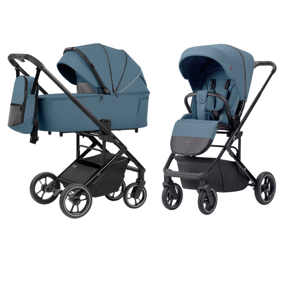 Коляска универсальная 2 в 1 Alfa Carrello CRL-6507 Indigo Blue 2024