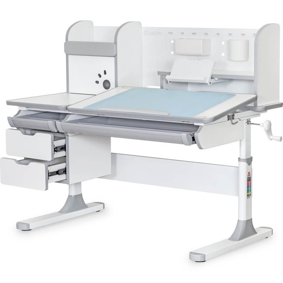 Детская парта Hamilton Multicolor G Mealux BD-680 W/G MC+G с полкой