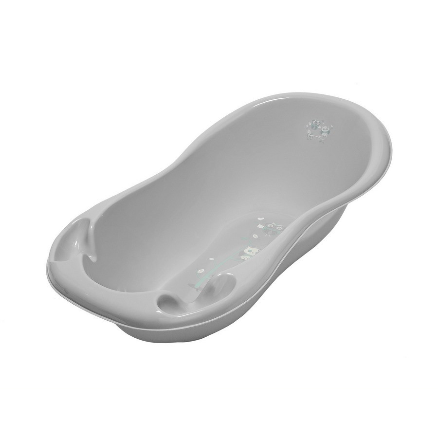 Ванночка дитяча LUX «Сова» Tega Baby SO-005ODPŁYW-106 зі зливом, сірий 102 см