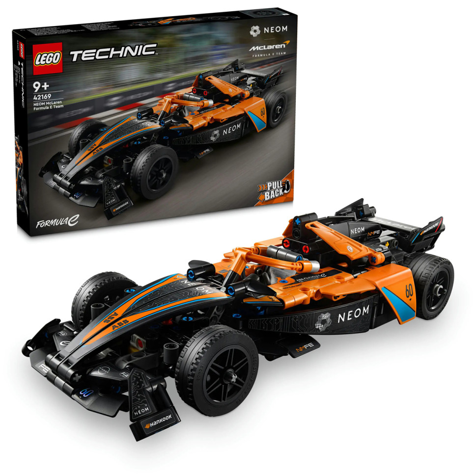Конструктор LEGO Technic Автомобиль для гонки NEOM McLaren Formula E 42169, 452 детали