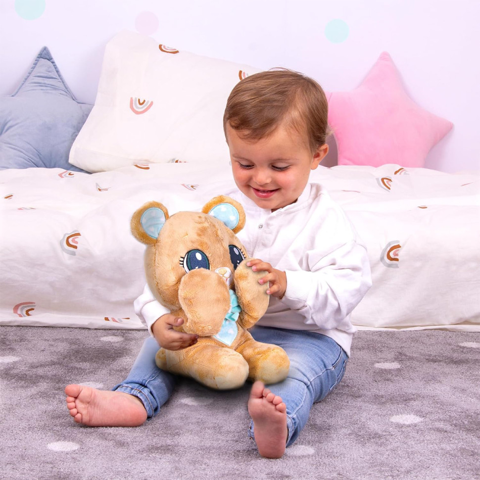 Мягкая игрушка Коричневый медведь Peekapets 907867, 30 см