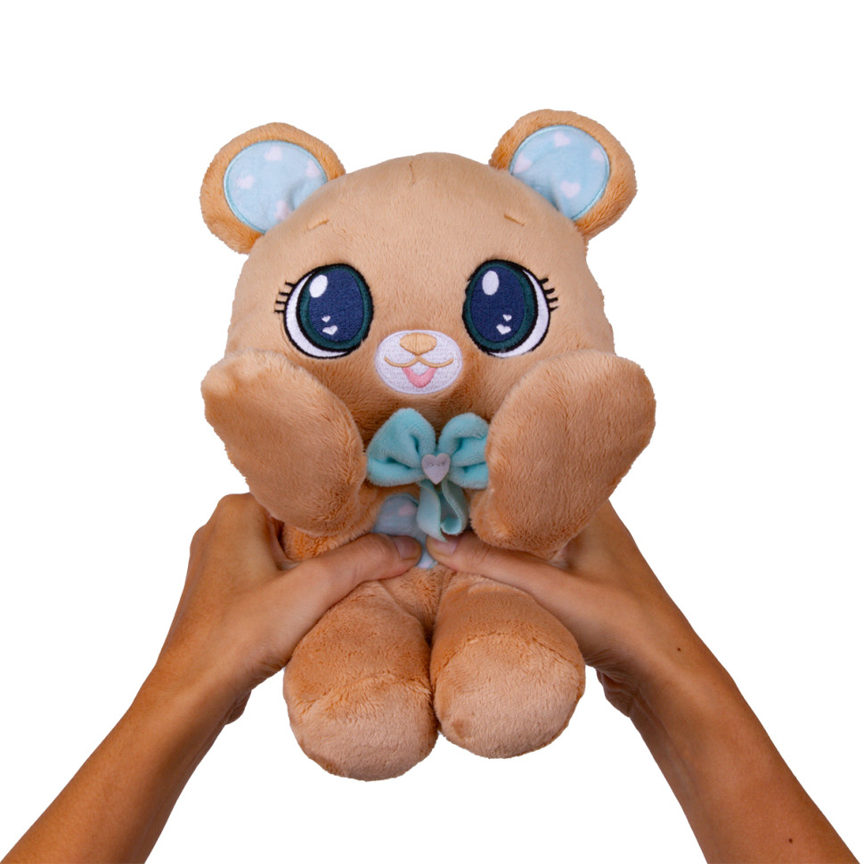 Мягкая игрушка Коричневый медведь Peekapets 907867, 30 см