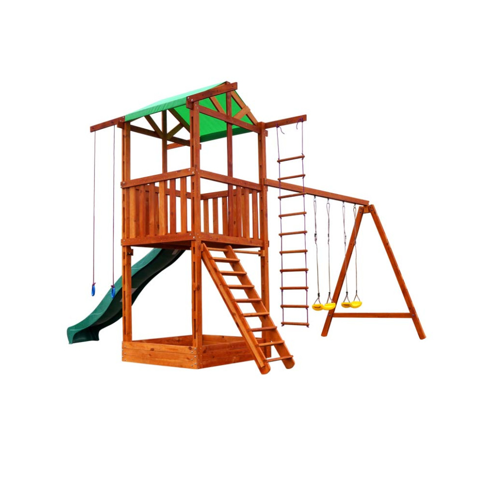 Ігровий комплекс для вулиці SportBaby Babyland-2 з пісочницею