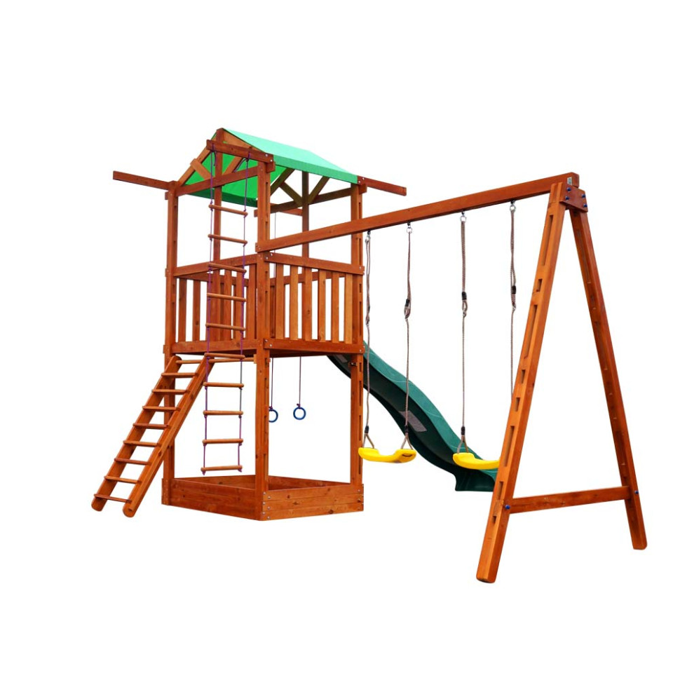 Ігровий комплекс для вулиці SportBaby Babyland-2 з пісочницею