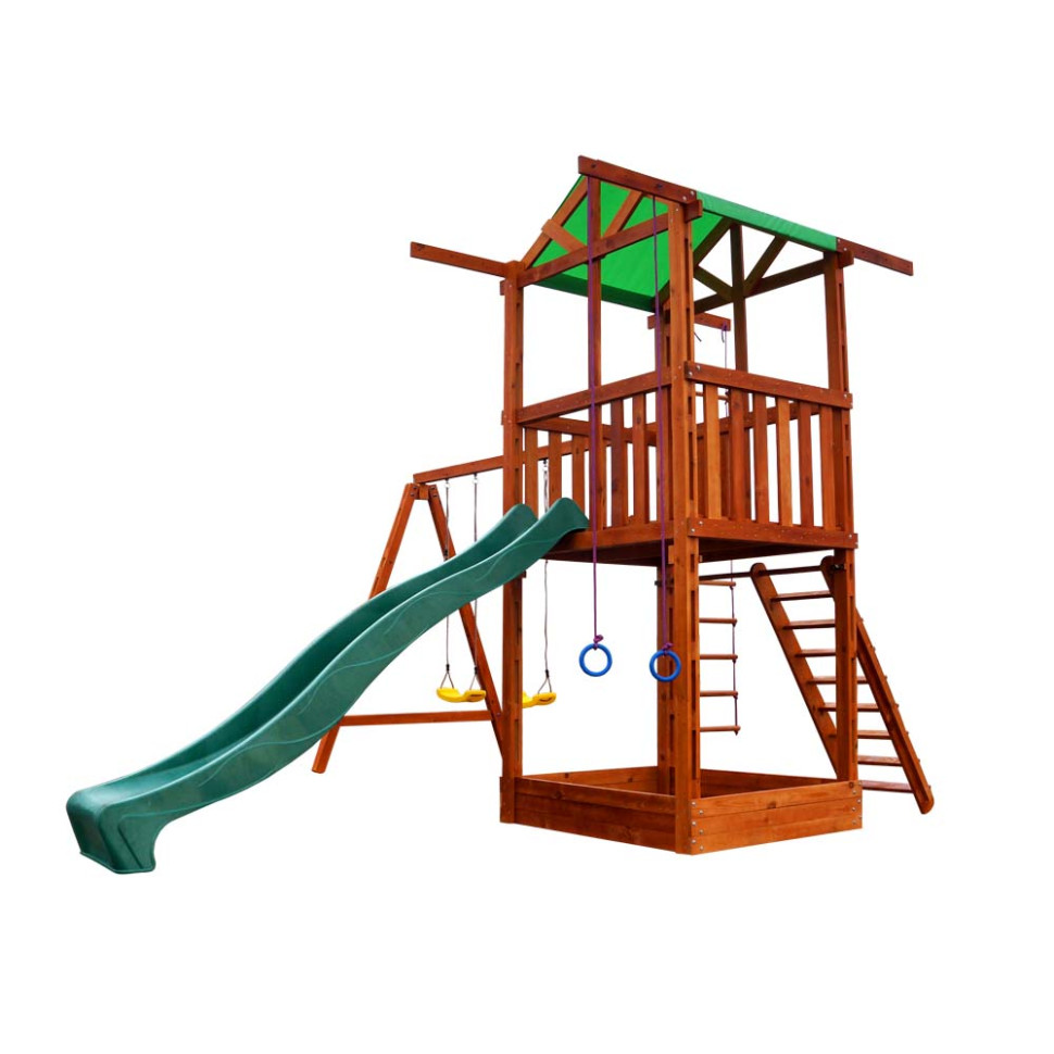 Ігровий комплекс для вулиці SportBaby Babyland-2 з пісочницею