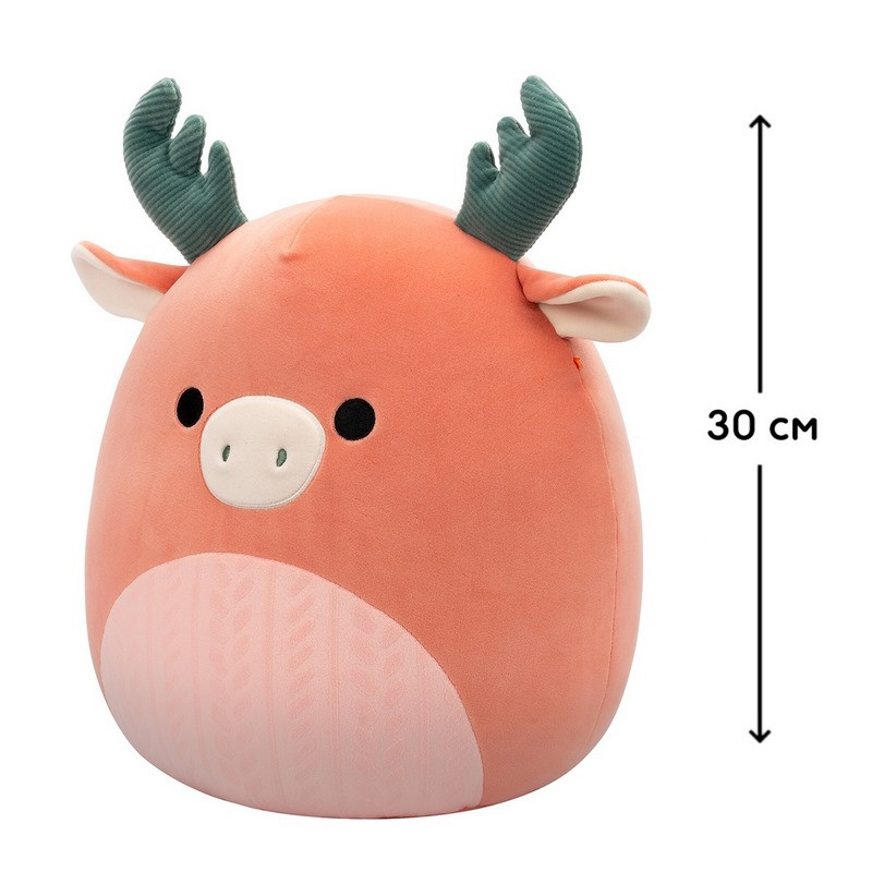 Мягкая игрушка ЛОСЬ РОМЕЛУ Squishmallows SQCR06686, 30 см