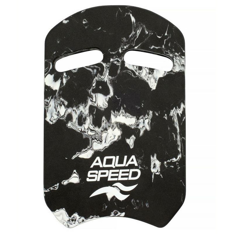 Доска для плавания SWIRL PULLBUOY 61245 Aqua Speed 162-05 черный, белый 43 х 28 х 3,6 см