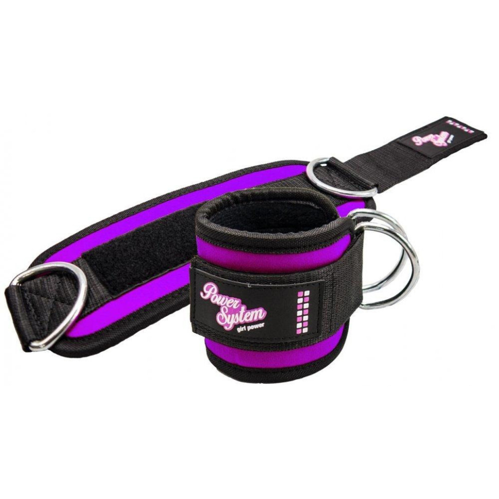 Манжеты на щиколотку Ankle Strap Gym Babe Power System PS-3450_Purple