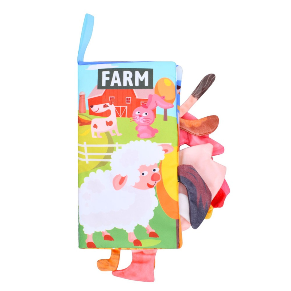 Розвиваюча книжка-шуршалка Bambi 668-230(Farm) англійські слова