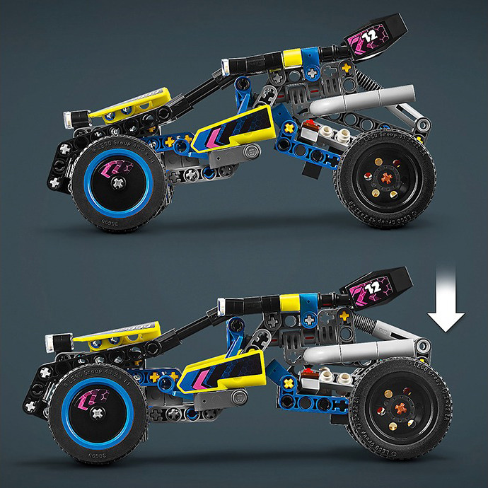 Конструктор Lego Technic Внедорожник баги для гонки 42164, 219 деталей