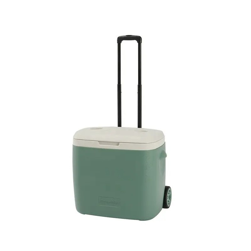 Туристический холодильник на колесах NH20SJ021 Naturehike 6927595795606, зеленый, 28 л, полипропилен