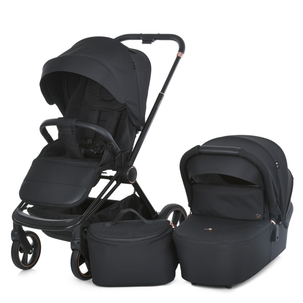 Коляска детская универсальная 2 в 1 PERSONA El Camino ME 1091-B Black