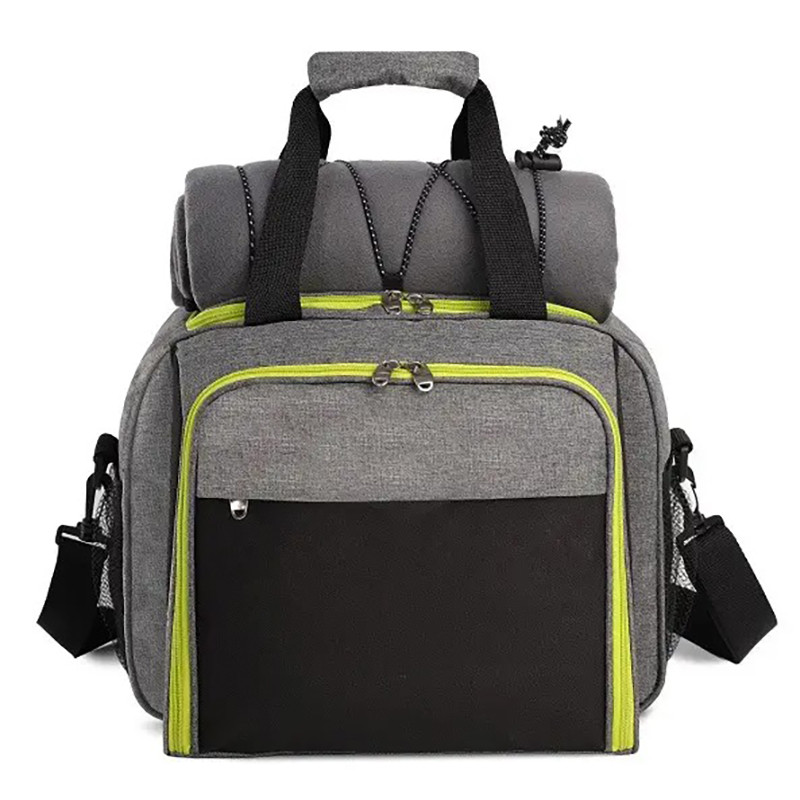 Набір для пікніка TE-420 Picnic Time Eco 6217028111531BGREY, сірий із чорним