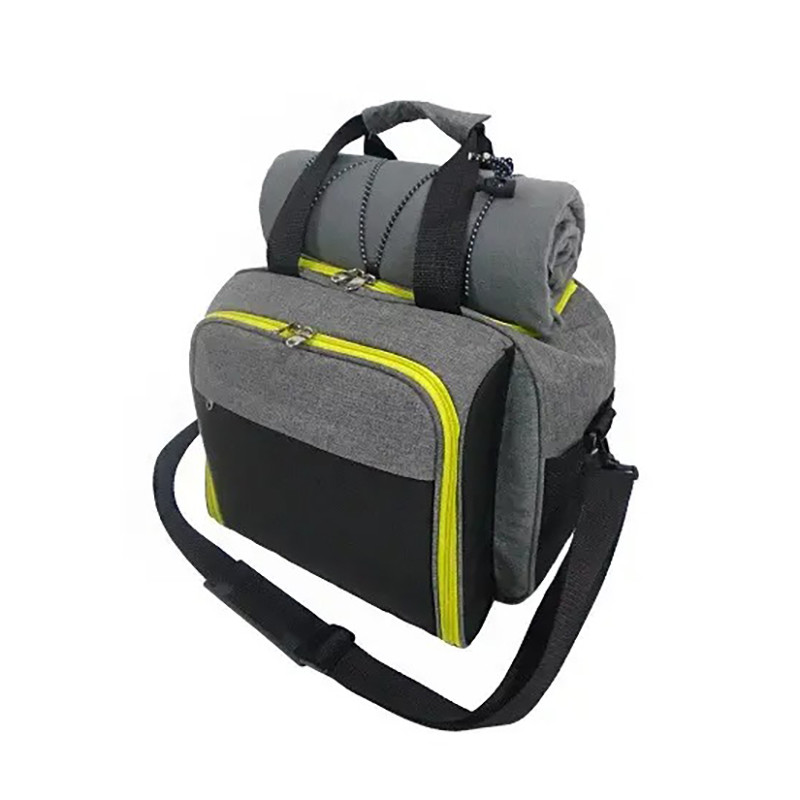 Набір для пікніка TE-420 Picnic Time Eco 6217028111531BGREY, сірий із чорним