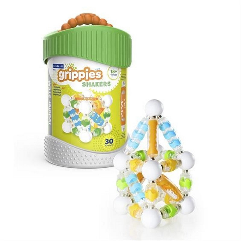 Магнітний конструктор Grippies Shakers Guidecraft G8322, 30 деталей