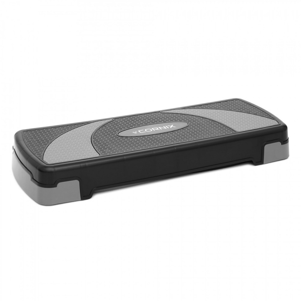Степ-платформа 3-ступенчатая Cornix XR-0184, 78 х 29 х 10-20 см, Black/Grey