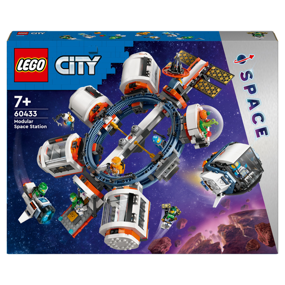 Конструктор Модульная космическая станция LEGO 60433, 1097 деталей