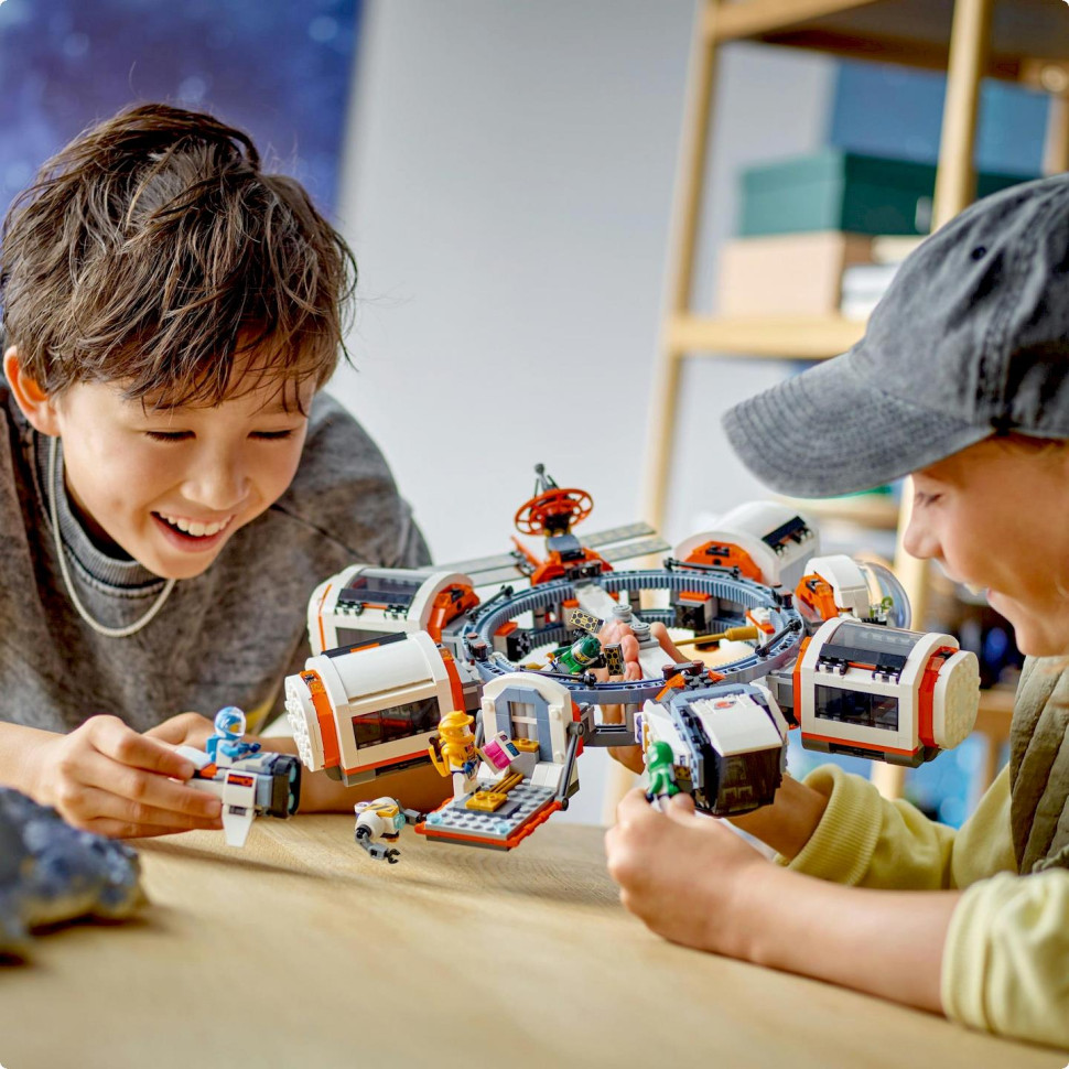 Конструктор Модульная космическая станция LEGO 60433, 1097 деталей