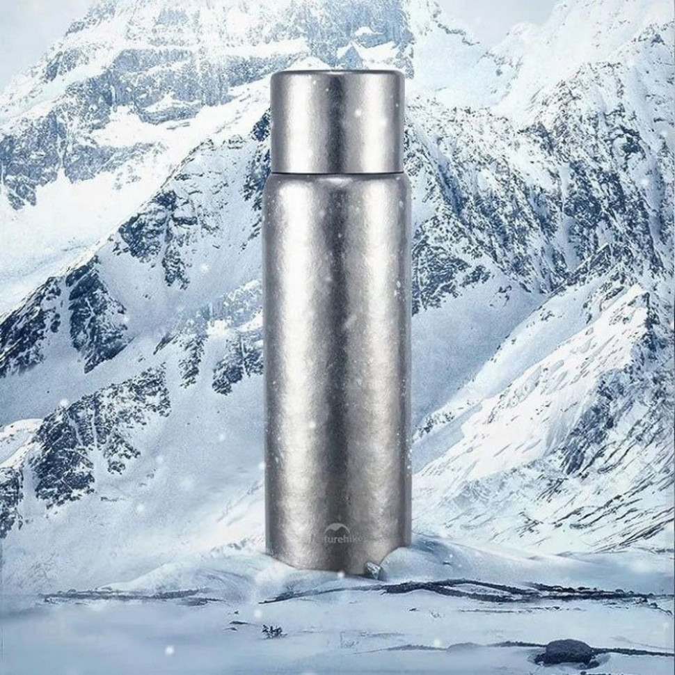 Термос титановий з чохлом CNK230CF012 Naturehike 6976507661225, 0,600 мл