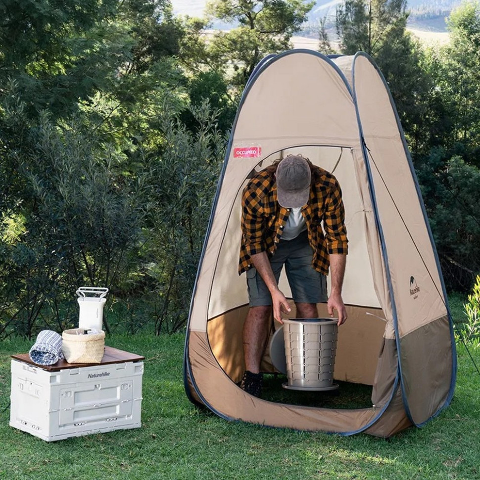 Душевая палатка раскладная NH17Z002-P Naturehike 6927595795934, коричневый