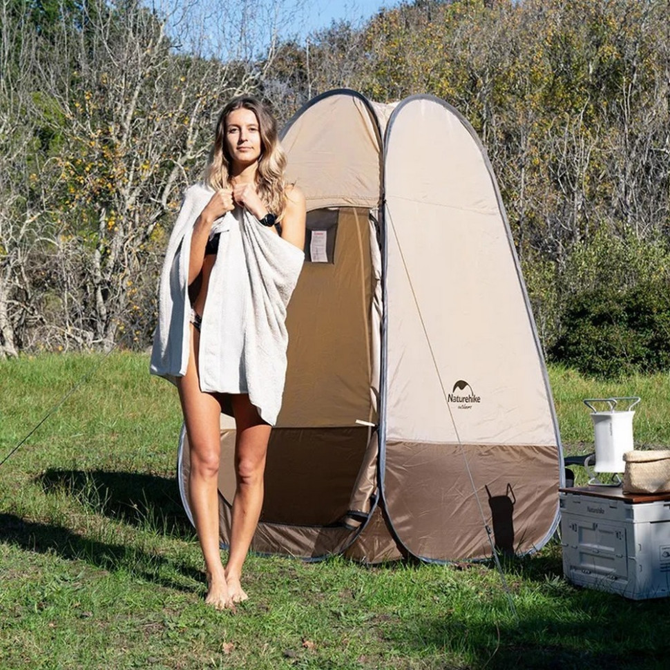 Душевая палатка раскладная NH17Z002-P Naturehike 6927595795934, коричневый