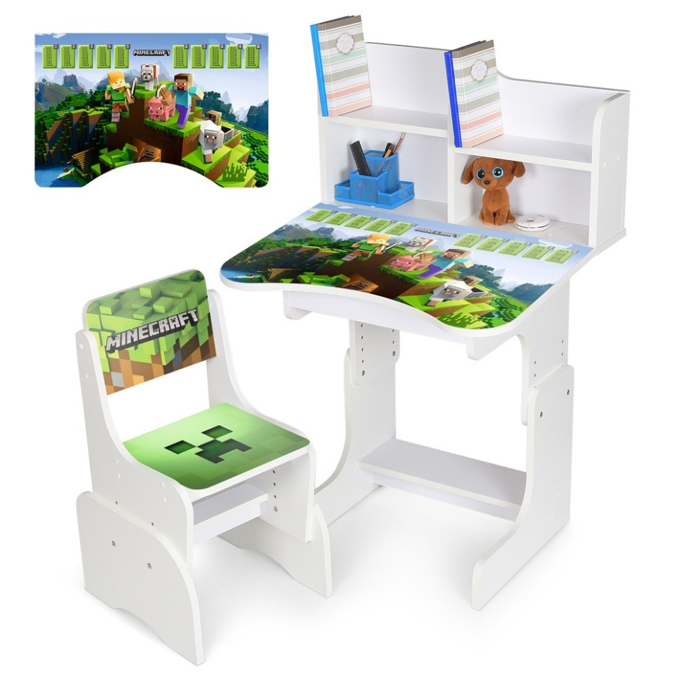 Дитяча Парта Bambi N 2071-13-1 білий, зі стільчиком