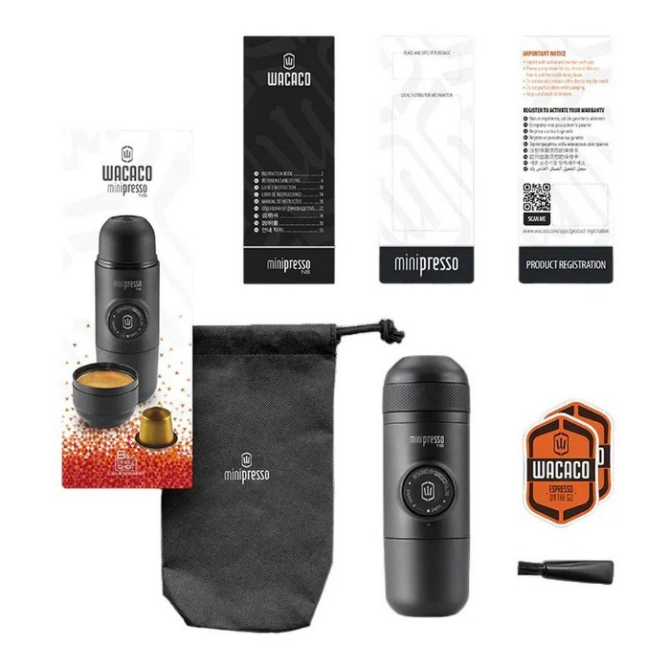 Портативна кавоварка для еспресо Minipresso NS Wacaco WMININS