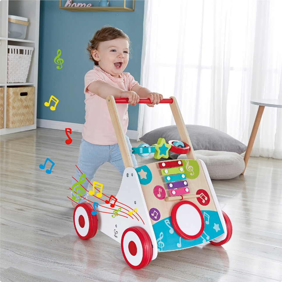 Детские музыкальные ходунки-каталка Hape E0383 с ксилофоном