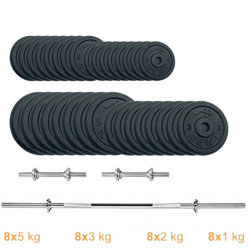 Набор штанга + гантели металлические Gym Set-H Home Newt NE-M-H-SET-95, 95 кг