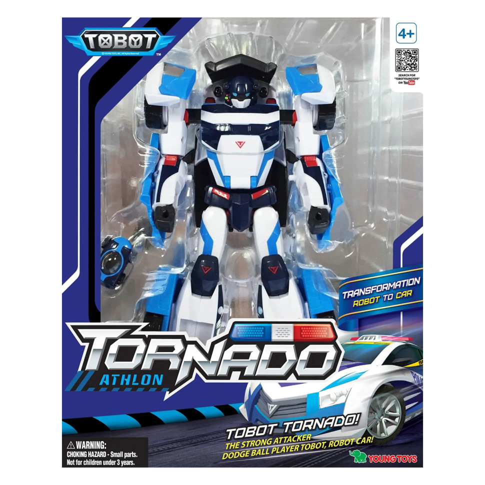 Игрушка-трансформер Атлон Тобот Торнадо TOBOT 301065 полицейская машина