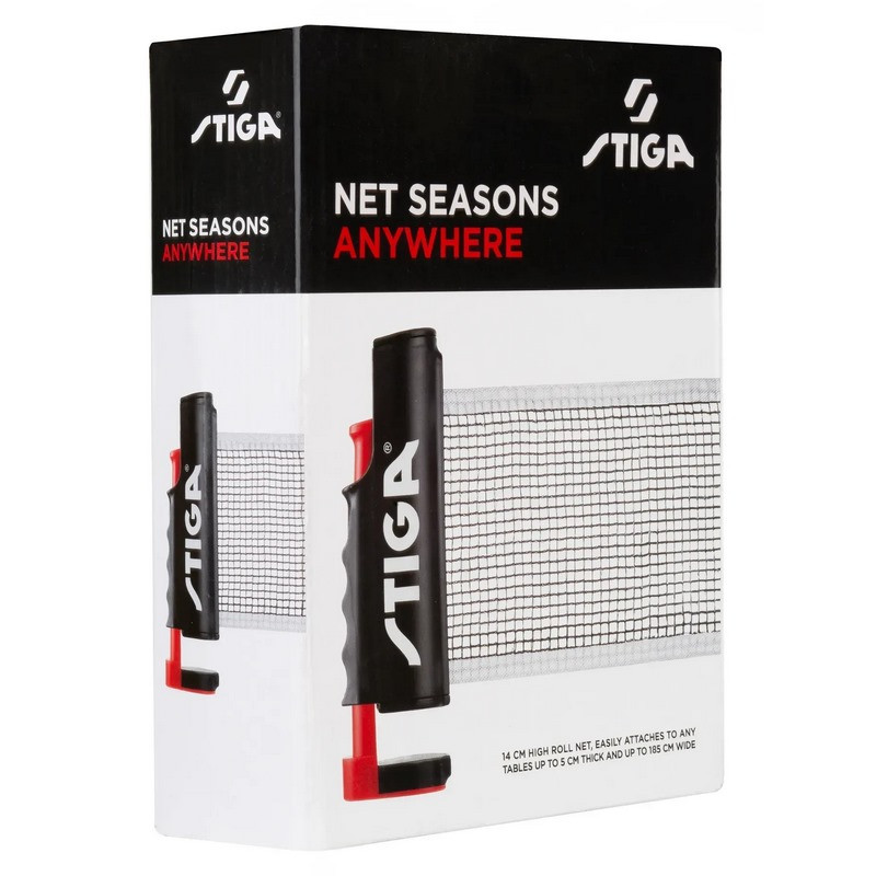 Сітка для настільного тенісу Seasons Anywhere 1300-2401-00 Stiga 931822