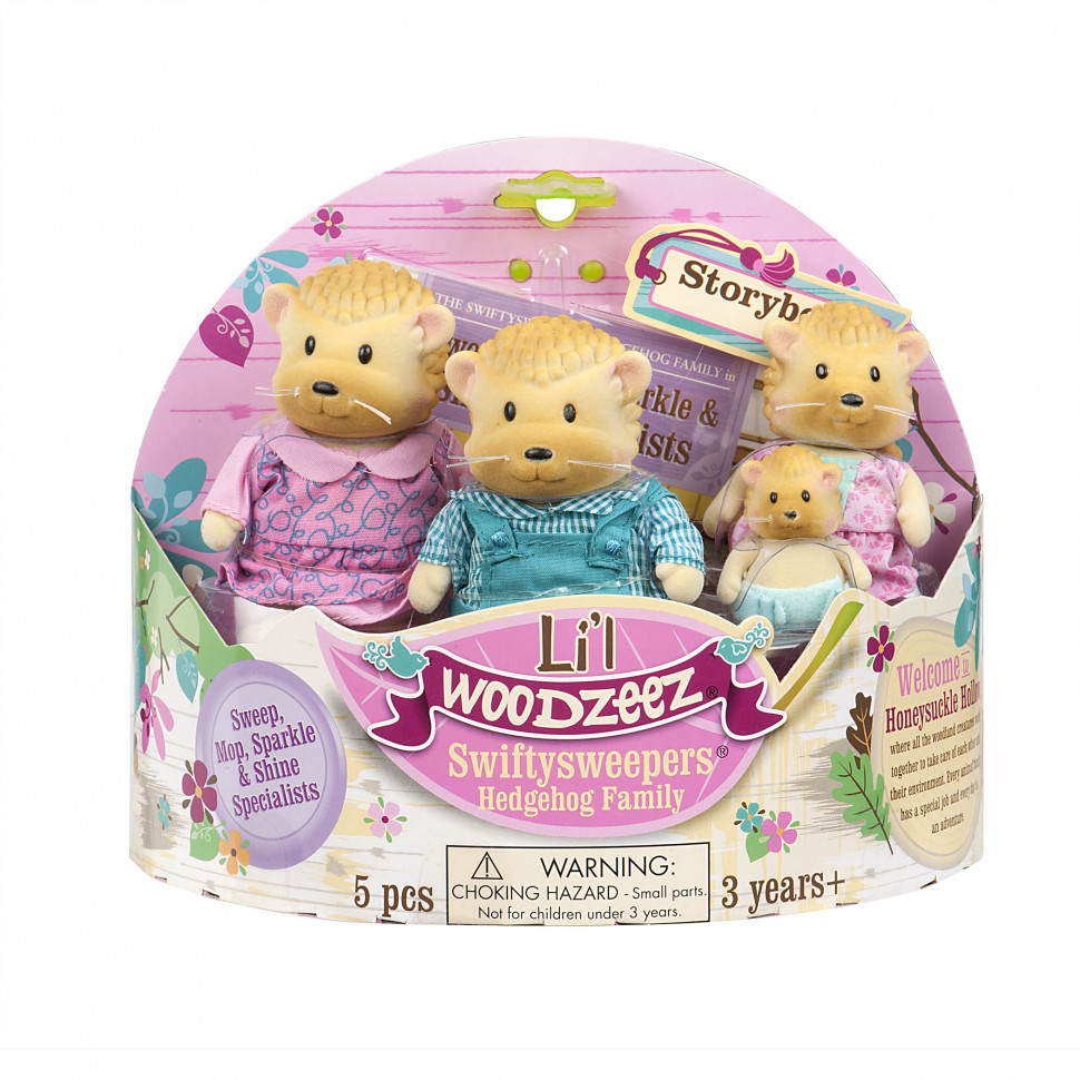 Набір фігурок Li'l Woodzeez Сім'я Їжаків 6002M