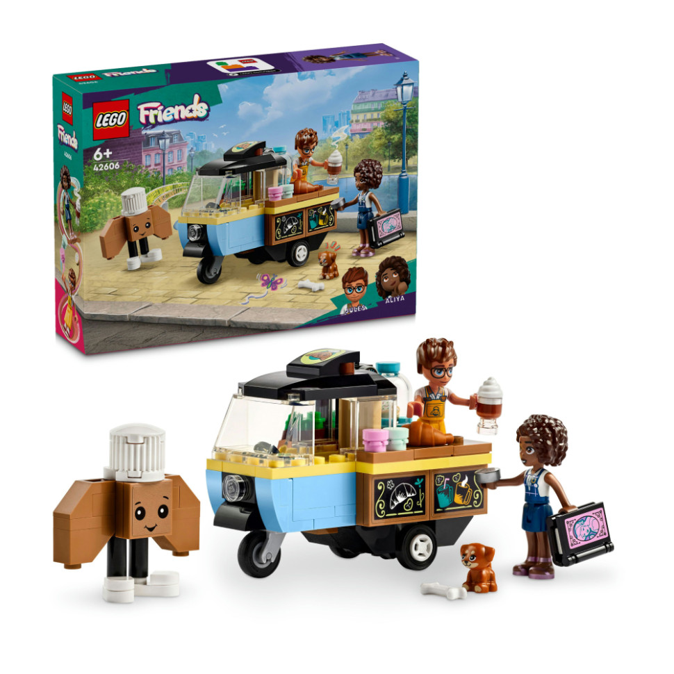 Конструктор LEGO Friends Пекарня на колесах 42606, 125 деталей