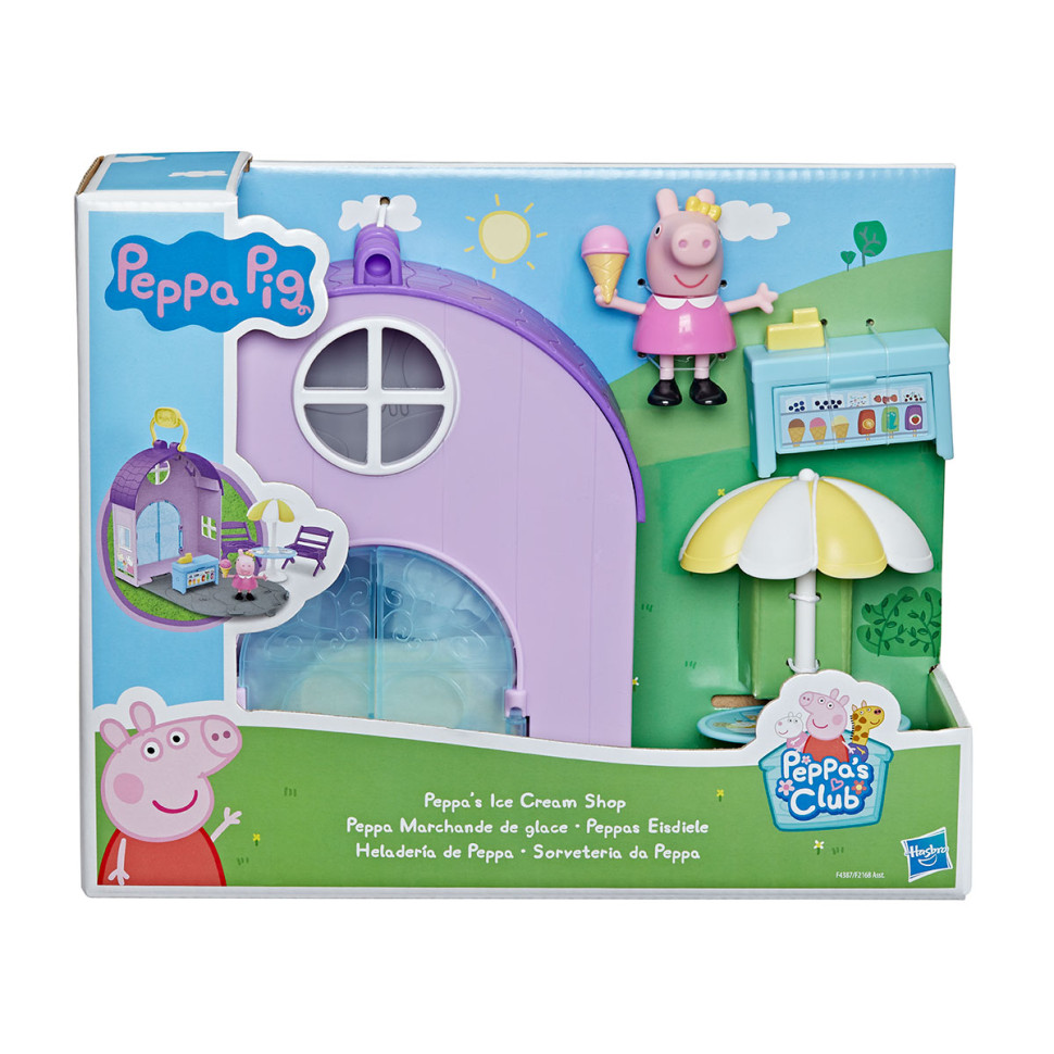 Ігровий набір Пеппа у магазині морозива Peppa Pig F4387 магазин, фігурка, аксесуари