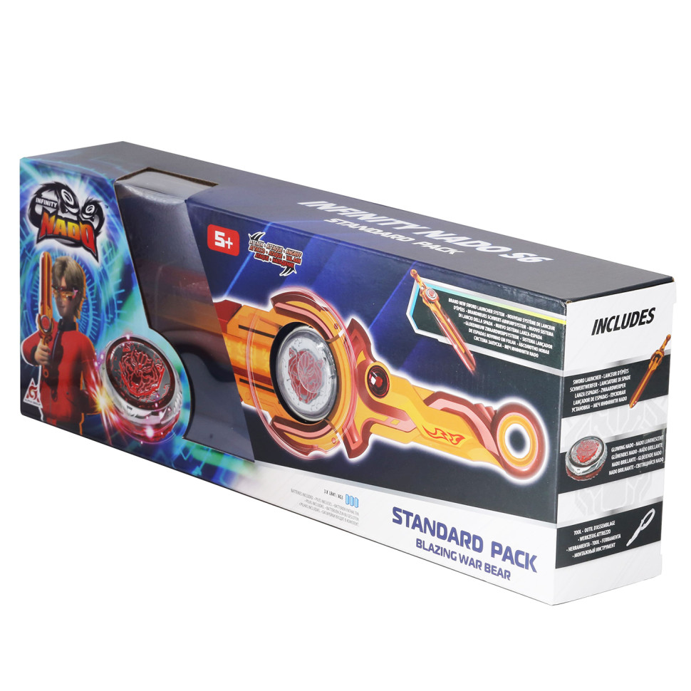 Дзиґа Infinity Nado EU654122 VI серія Standard Pack Blazing War Bear Палаючий Бойовий Ведмідь