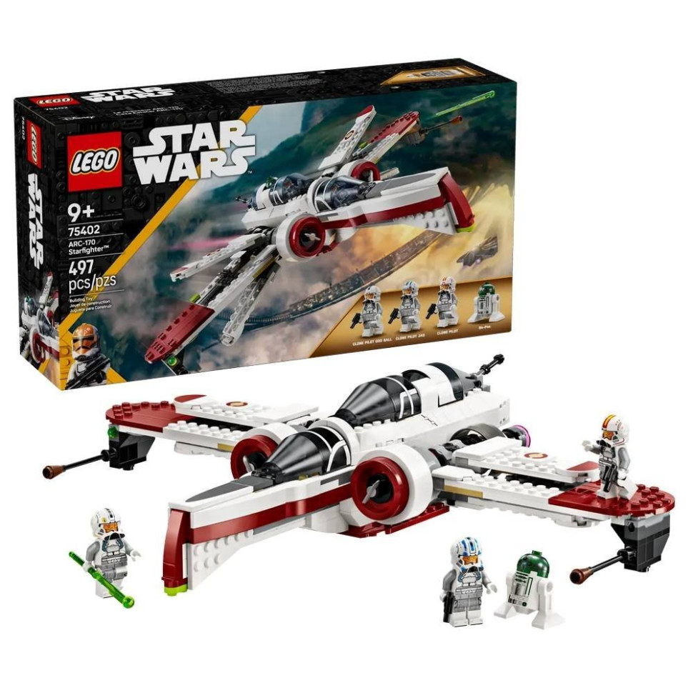 Конструктор Звездный истребитель ARC-170 LEGO 75402, 497 деталей