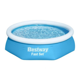 Надувной бассейн семейный Bestway 57450 (244х61 см), 1880 л Надувной бассейн семейный Bestway 57450 (244х61 см), 1880 л