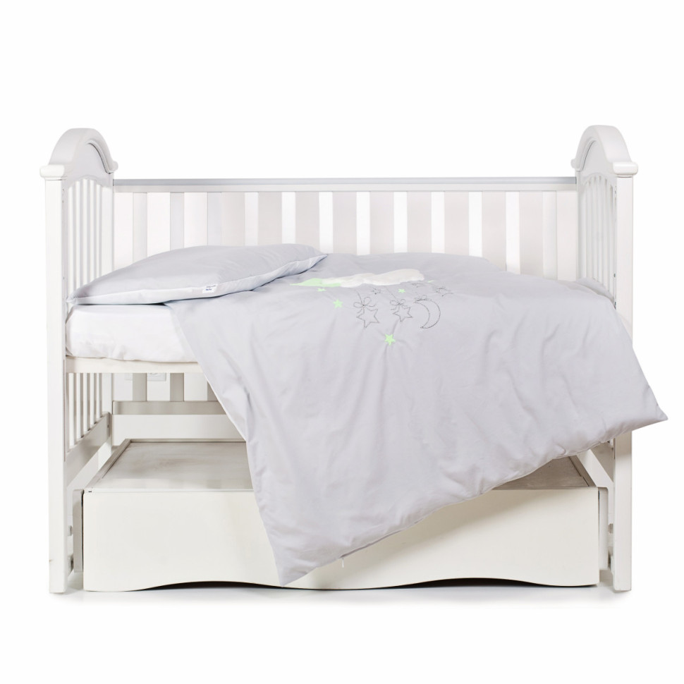 Сменная детская постель Babycentre & Moonlight Twins 4011-ZBTMO-010, 3 элемента